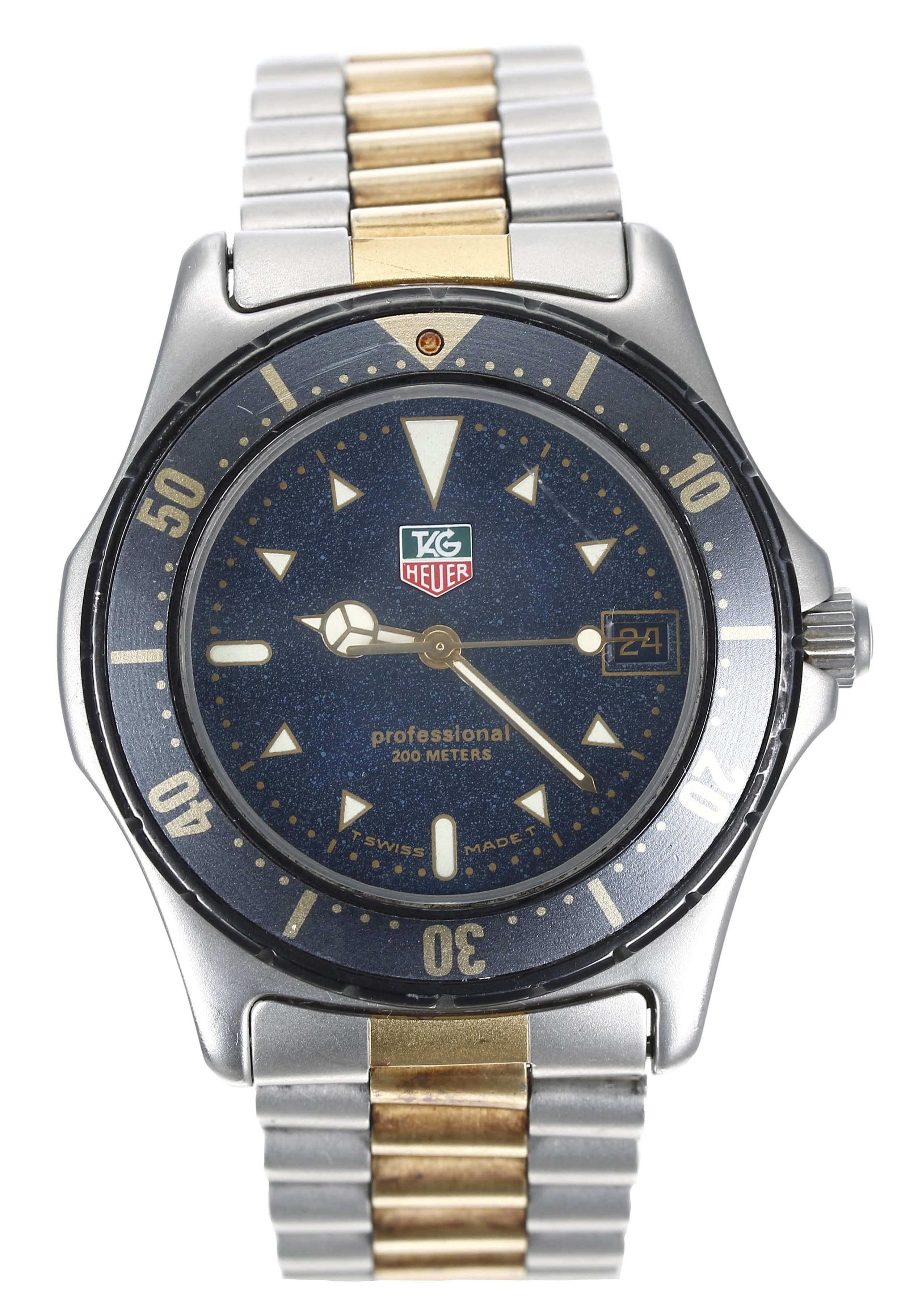 TAG Heuer Professional 972.606F Yellow gold and Stainless steel
