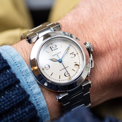 Cartier Pasha 2324 Stainless steel White 1998 | Dealer | EveryWatch