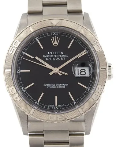 Rolex Datejust Turn-O-Graph 16264 Yellow gold and Stainless steel Black  Japan | Dealer | EveryWatch