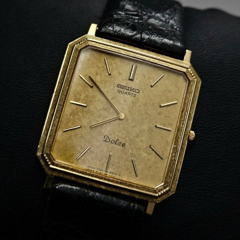 セイコー ドルチェ 10K SEIKO Dolce 6730-5160 不動品 セイコー SEIKO ドルチェ 6730-5160 薄型クォーツ SEIKO QUARTZ