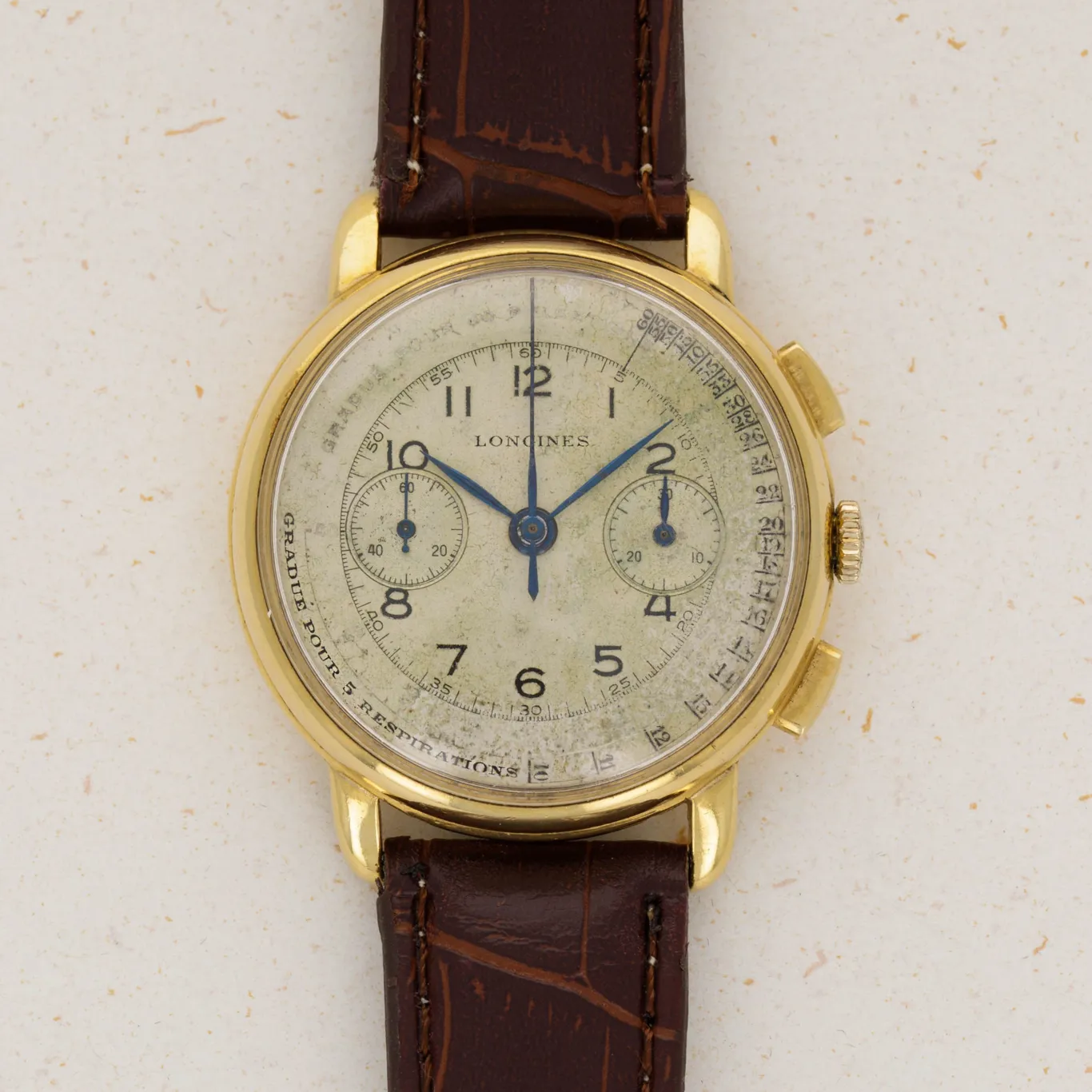 Longines 13ZN Pulsations Chronograph 5090 LoupeThis Lot 2742