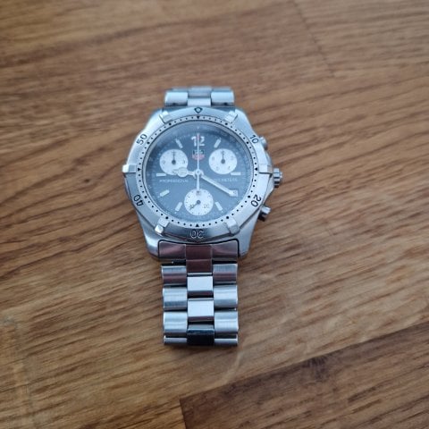 Tag Heuer 2000 Professional CK1112 Chronograph Date Steel