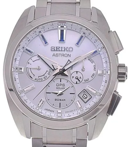 Seiko Astron GPS Solar SBXC063/5X53-0AV0 Titanium Silver Japan | Dealer |  EveryWatch