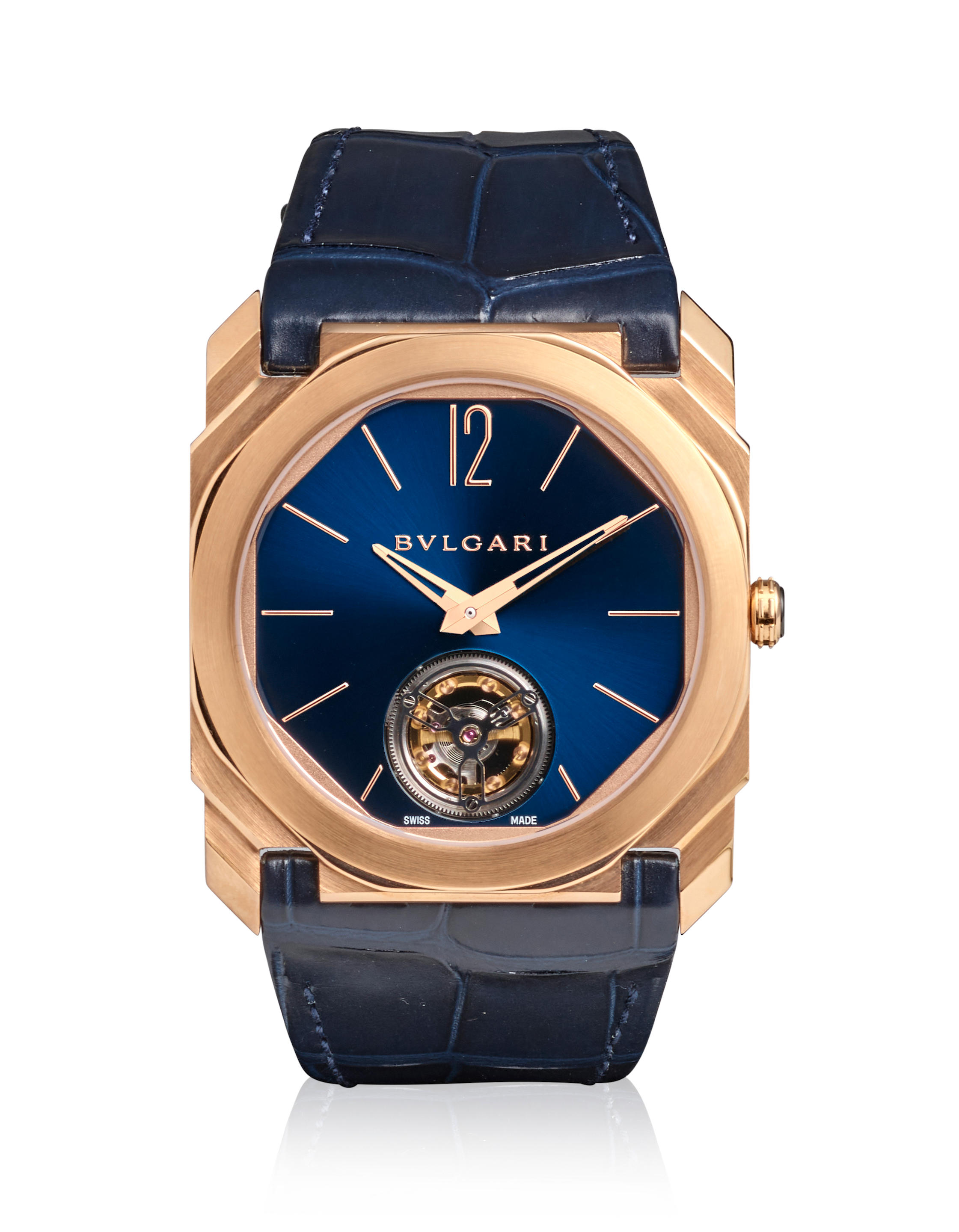 BVLGARI Octo Finissimo Tourbillon 102900 Rose gold Blue | Fine