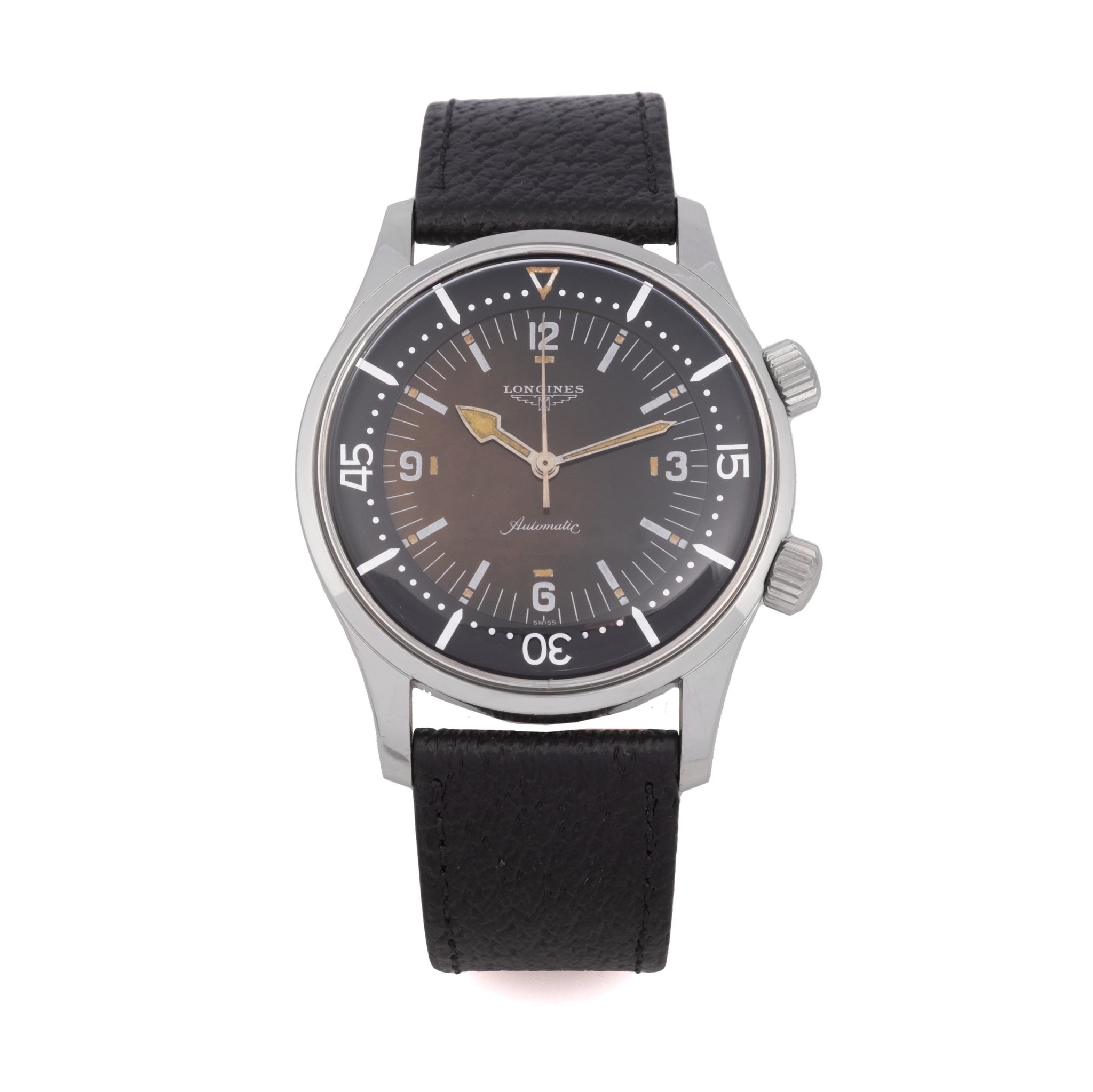 Longines Legend Diver 7042 Stainless steel Brown 1960 Switzerland