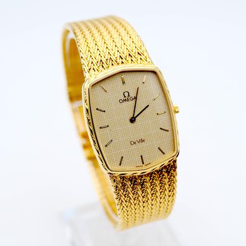 祝開店！大放出セール開催中 Omega De Golden steel Stainless and gold Yellow 1377 Ville 時計