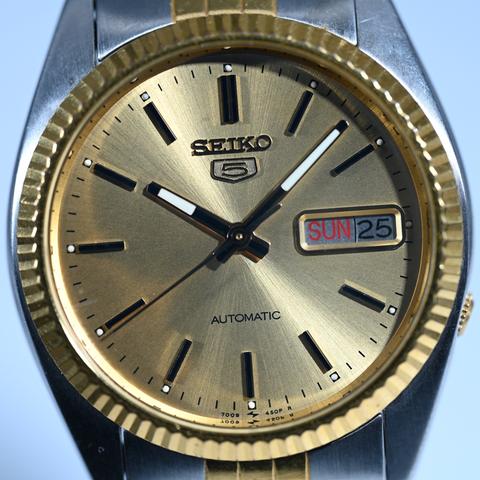 Seiko Seiko 5 7009-3110 Stainless steel Golden 1990 | Dealer