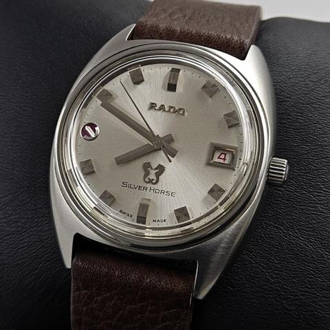 RADO 自動巻き SILVER HORSE デイト 11832/1 Rado 11832/1 Stainless steel White 1965 | Dealer | EveryWatch