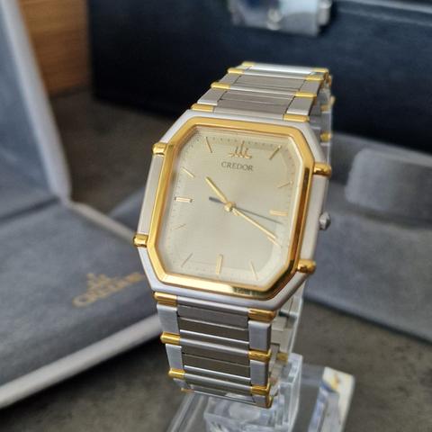 Seiko Credor 7771 5011 Gold-plated Golden 1986 Croatia