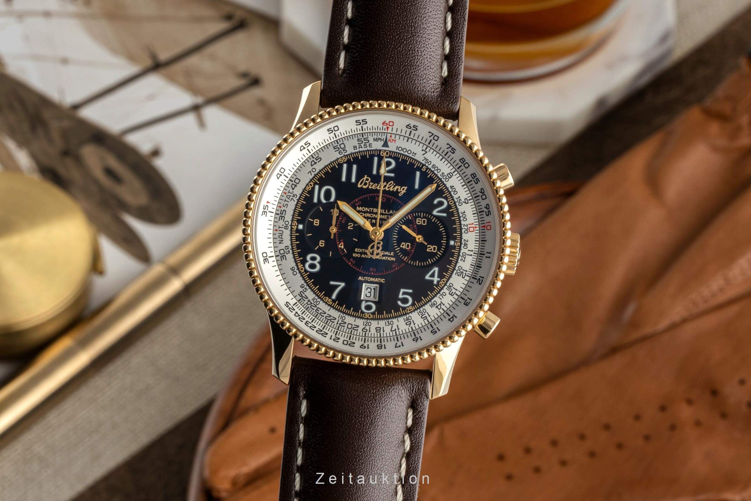 Breitling Montbrillant K35330 Yellow gold | Dealer | EveryWatch
