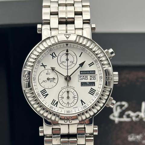 RODOLPHE by LONGINES 時計 稼動品 ヴィンテージ 白 RODOLPHE by LONGINES 時計 稼動品 ヴィンテージ 白