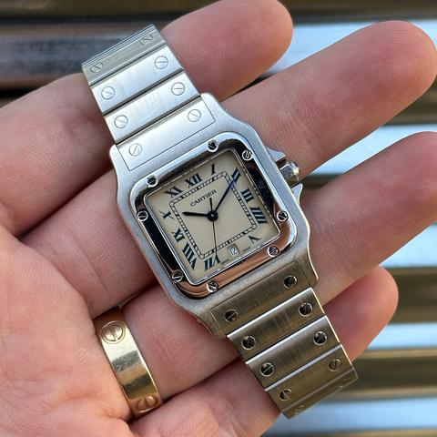 Cartier Santos Galbée 987901 Stainless steel White 1990 | Dealer