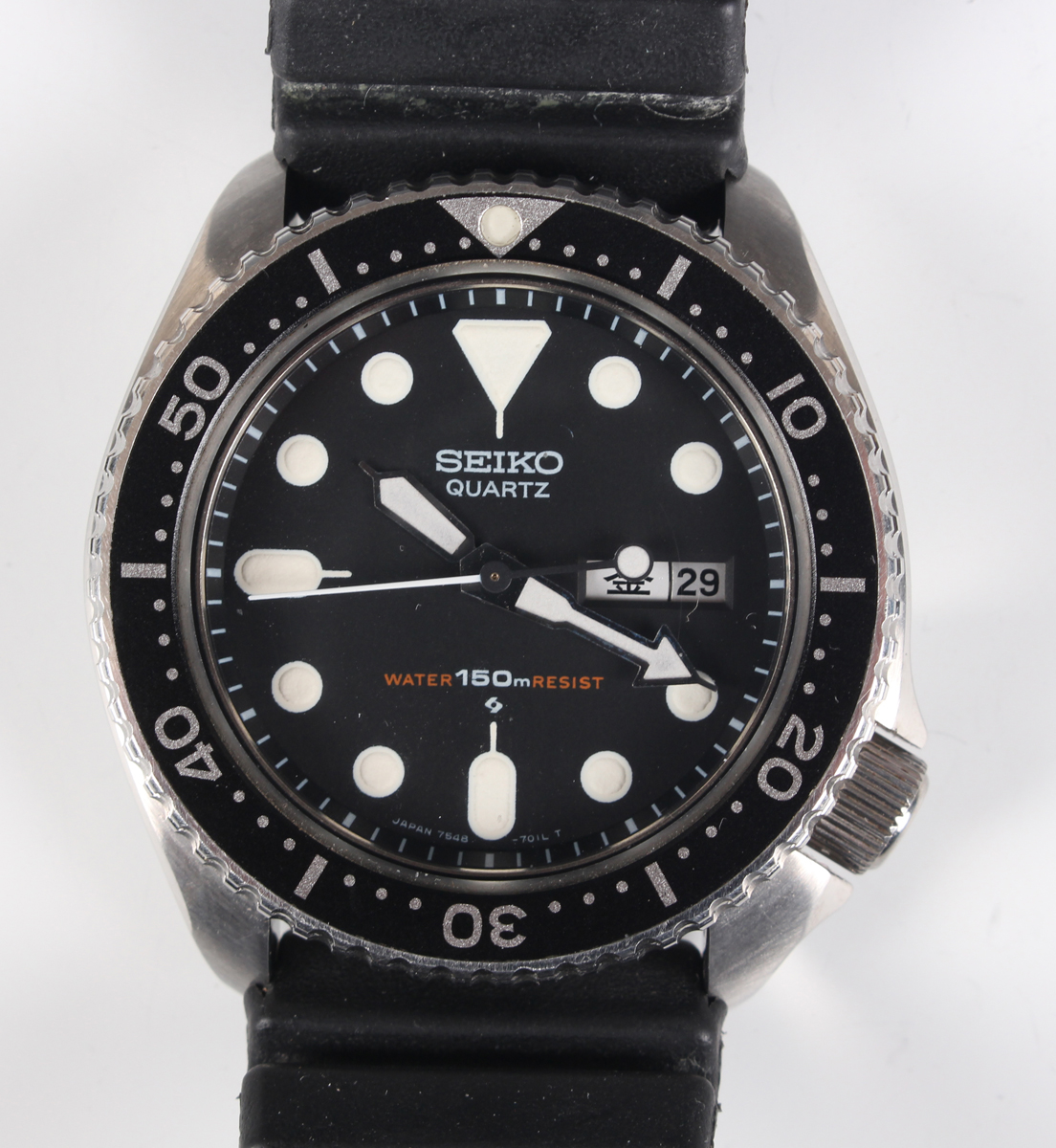 Seiko Diver 7548-7000 Stainless steel Black 1980 United