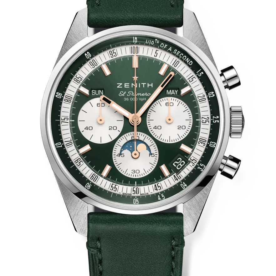 Zenith Chronomaster 03.3400.3610/40.C912 Stainless steel Green