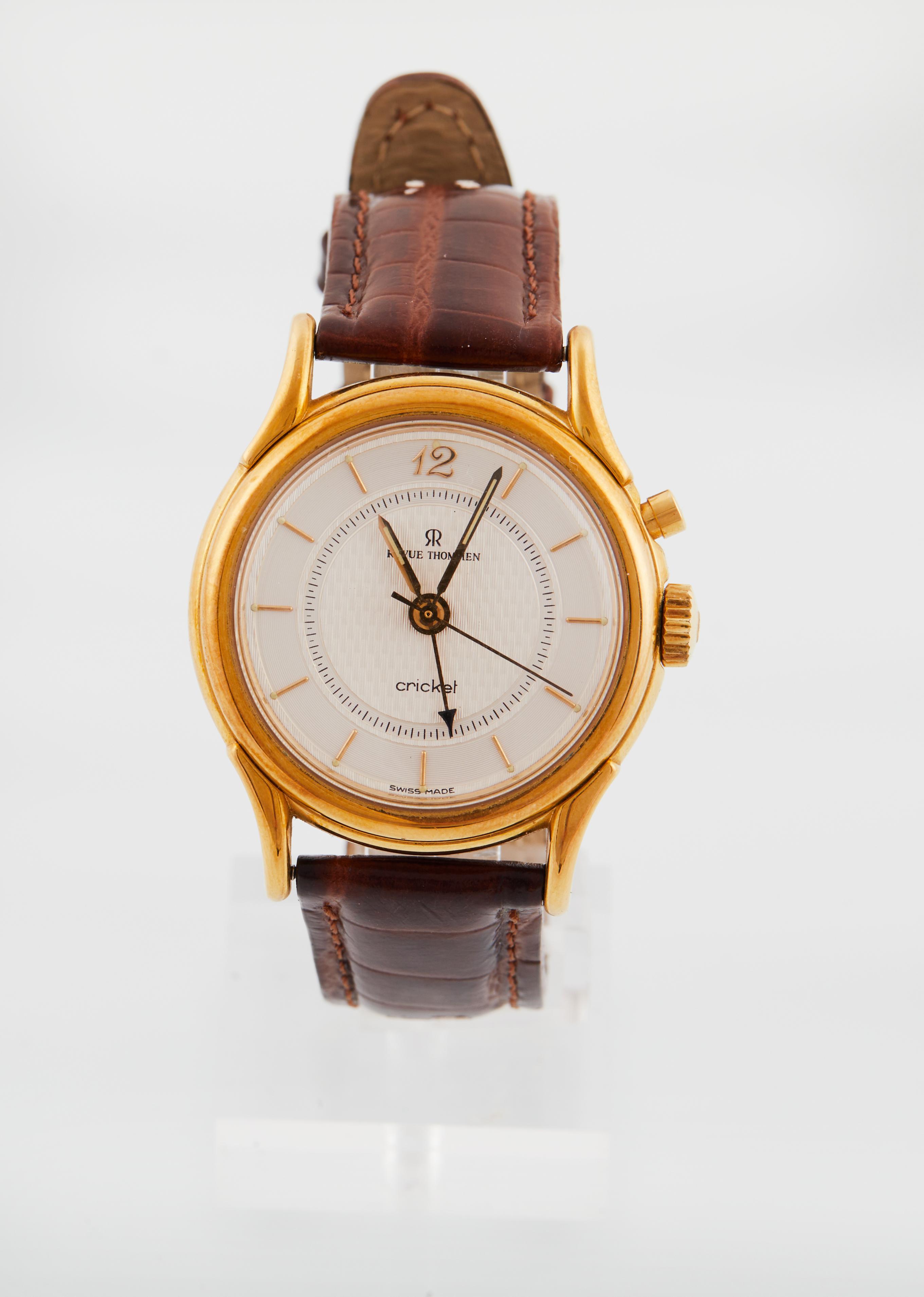 Revue Thommen Cricket Gold-plated Silver 1970 Austria | Watches 