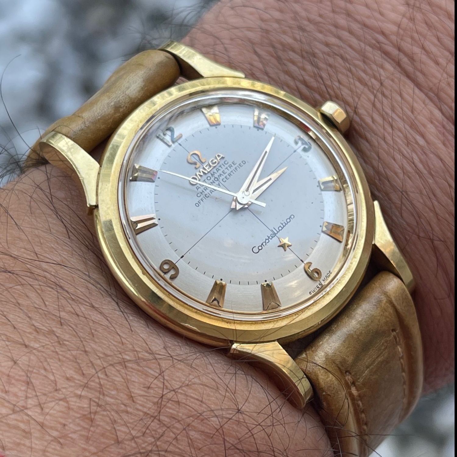 Omega Constellation 2782/2799 SC 18k yellow solid gold two-tone