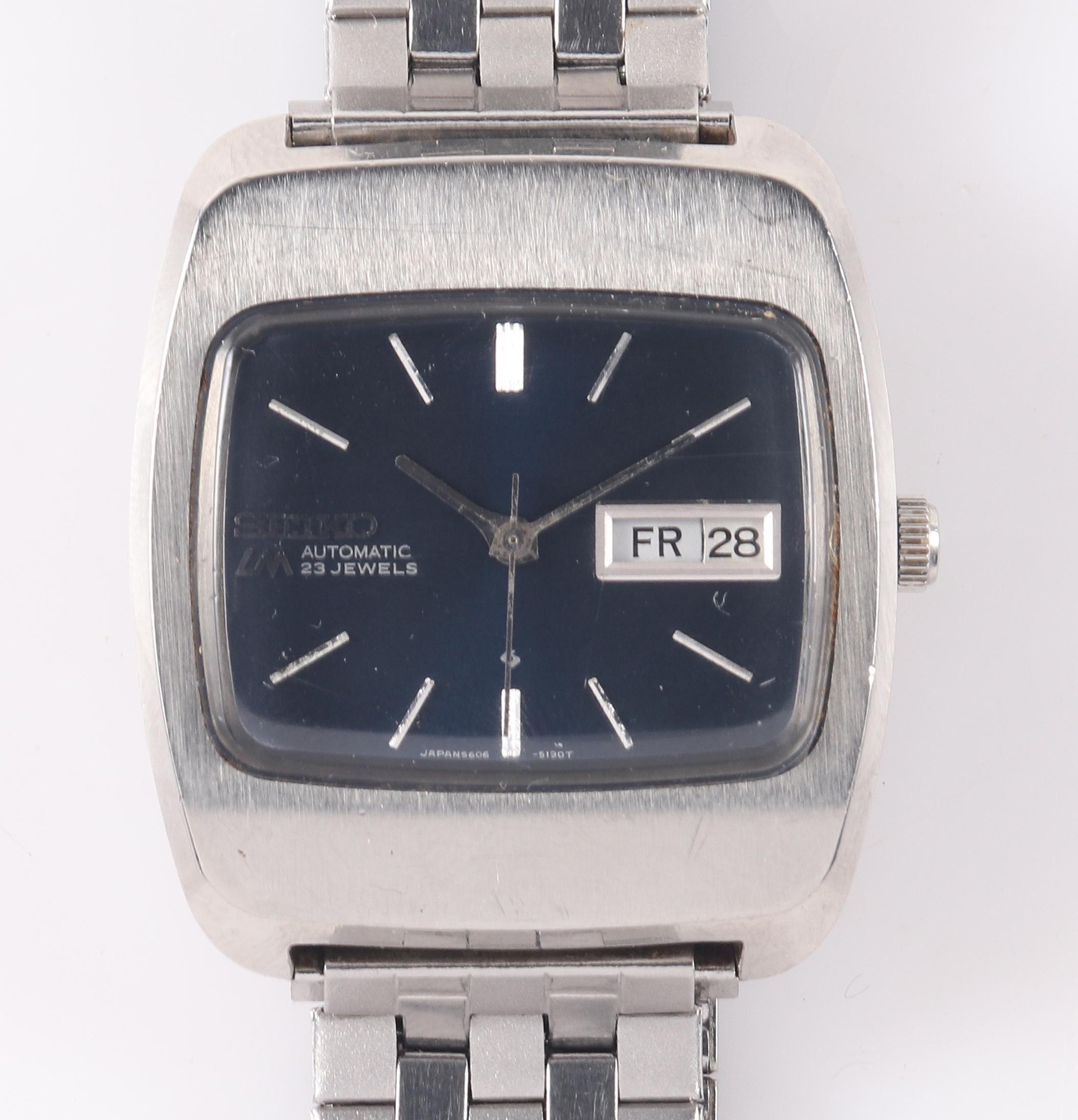 Seiko Lord Matic 5606-5070 Stainless steel Blue | Jewelry and