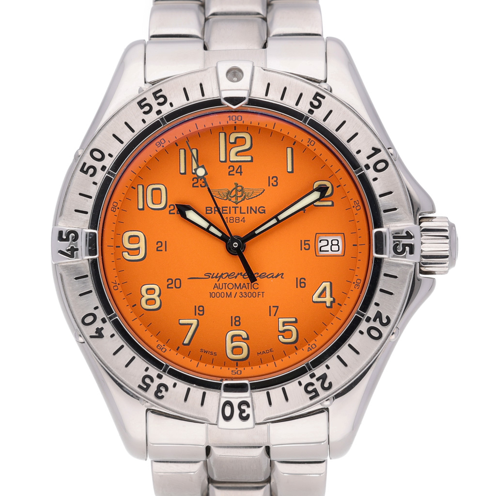Breitling Superocean A17040 Stainless steel Orange 1998 United