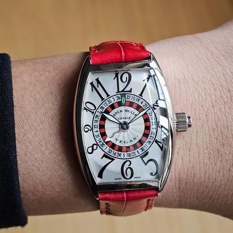 Franck Muller Vegas 5850 18K GOLD White gold Silver 2000 | Dealer