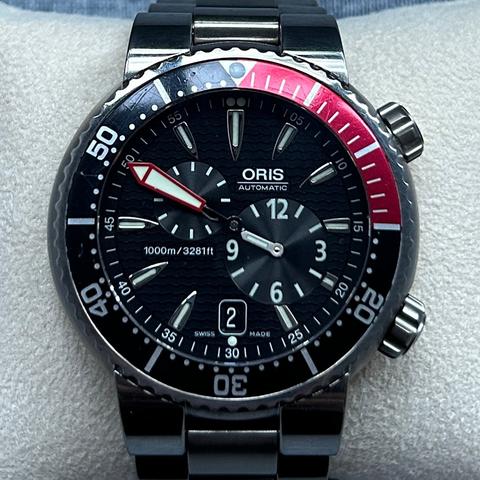 01 749 7734 7154 Set Oris Der Meistertaucher Regulateur Oris