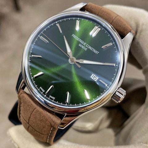 黄緑オーストリッチ Frédérique Constant Classics FC-240GRS5B6 Stainless steel Green