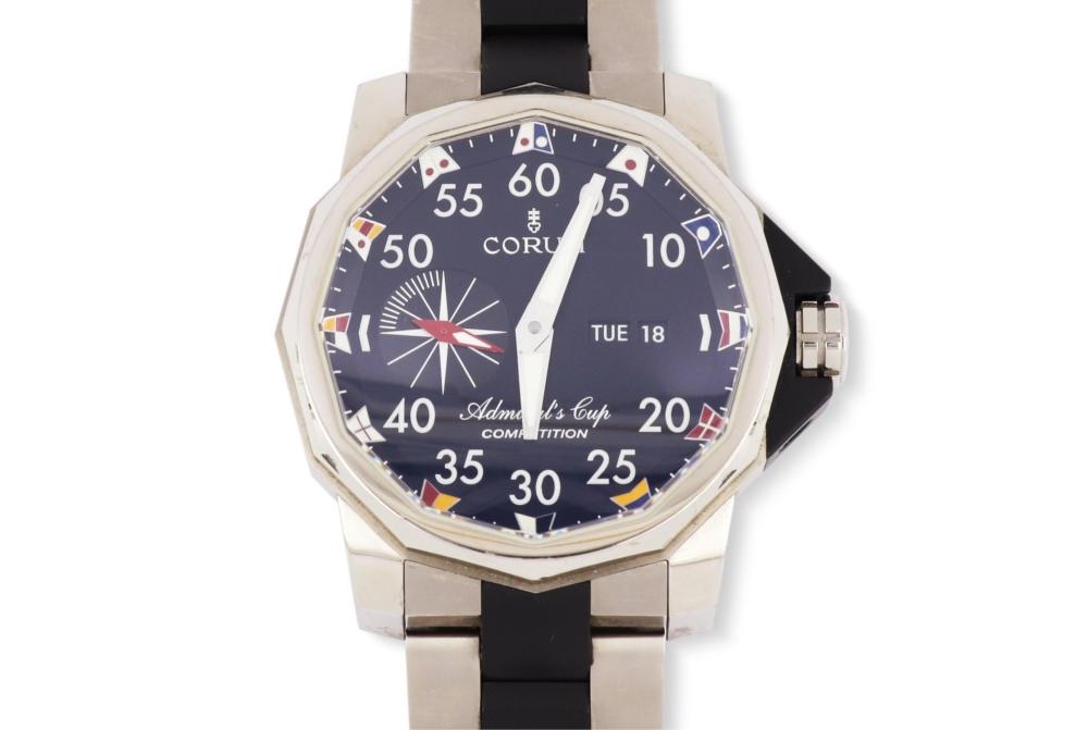 Corum Admiral's Cup 01.0001 Ceramic and Titanium and Stainless