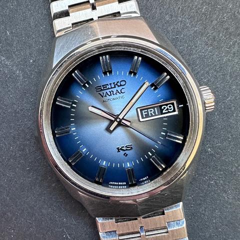 KING SEIKO VANAC ブルー文字盤 5626-7140 ヴィンテージ seiko-king-seiko-5626-