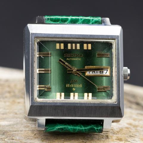Seiko Lord Matic 5606-5080 Stainless steel Green 1972 | Dealer