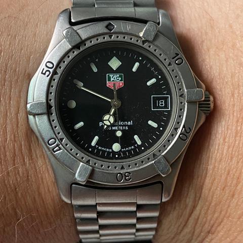 TAG Heuer Professional Men's Black Watch - 962.013F-2 for