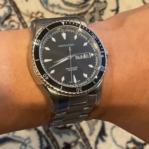 Hamilton Jazzmaster Seaview H37565131 Stainless steel Black 2018