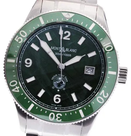 Montblanc 1858 129373 Stainless steel Green Japan | Dealer | EveryWatch