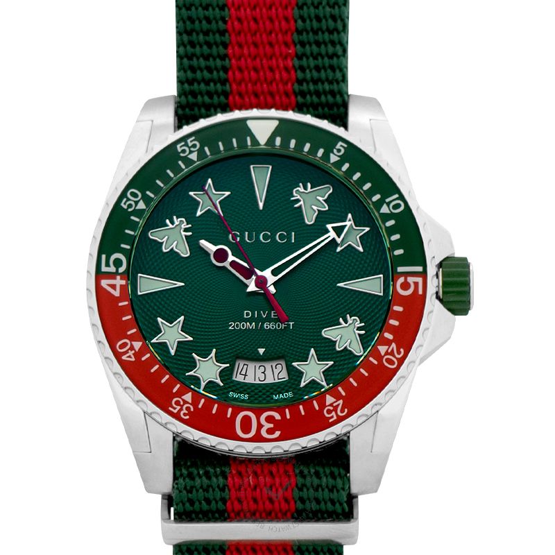 GUCCI 時計 Gucci Dive YA136339 Stainless steel Green | Dealer | EveryWatch