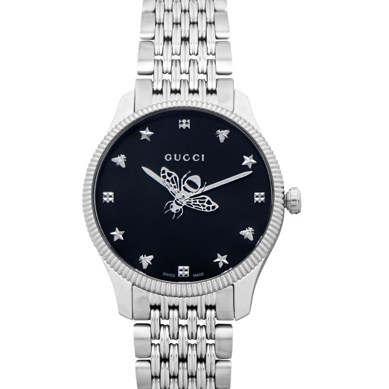 専用　GUCCI腕時計 Gucci G-Timeless YA1264154 Stainless steel Black | Dealer | EveryWatch