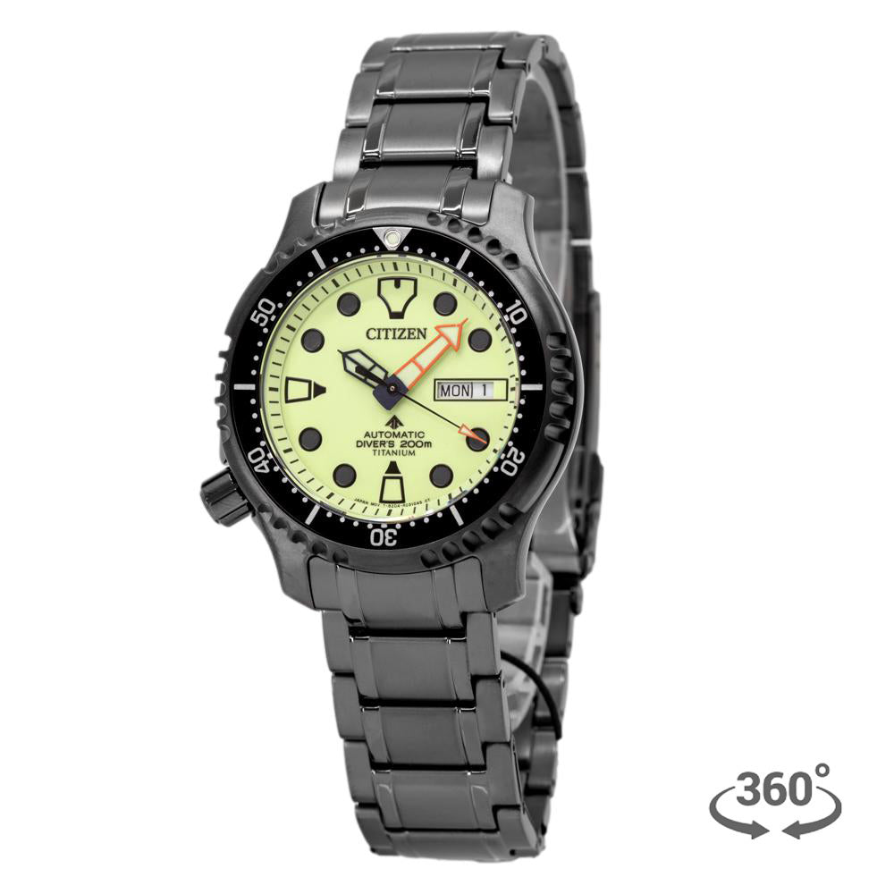 Citizen NY0108-82X Titanium Yellow Switzerland | Dealer