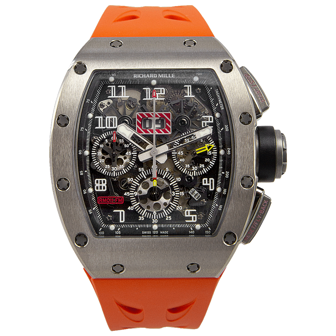 Richard Mille RM011-FM RM-011-FM White gold Skeletonized