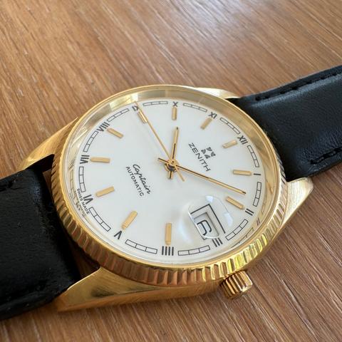 Zenith Captain 90.0250.467 Yellow gold White 2000 Italy | Dealer