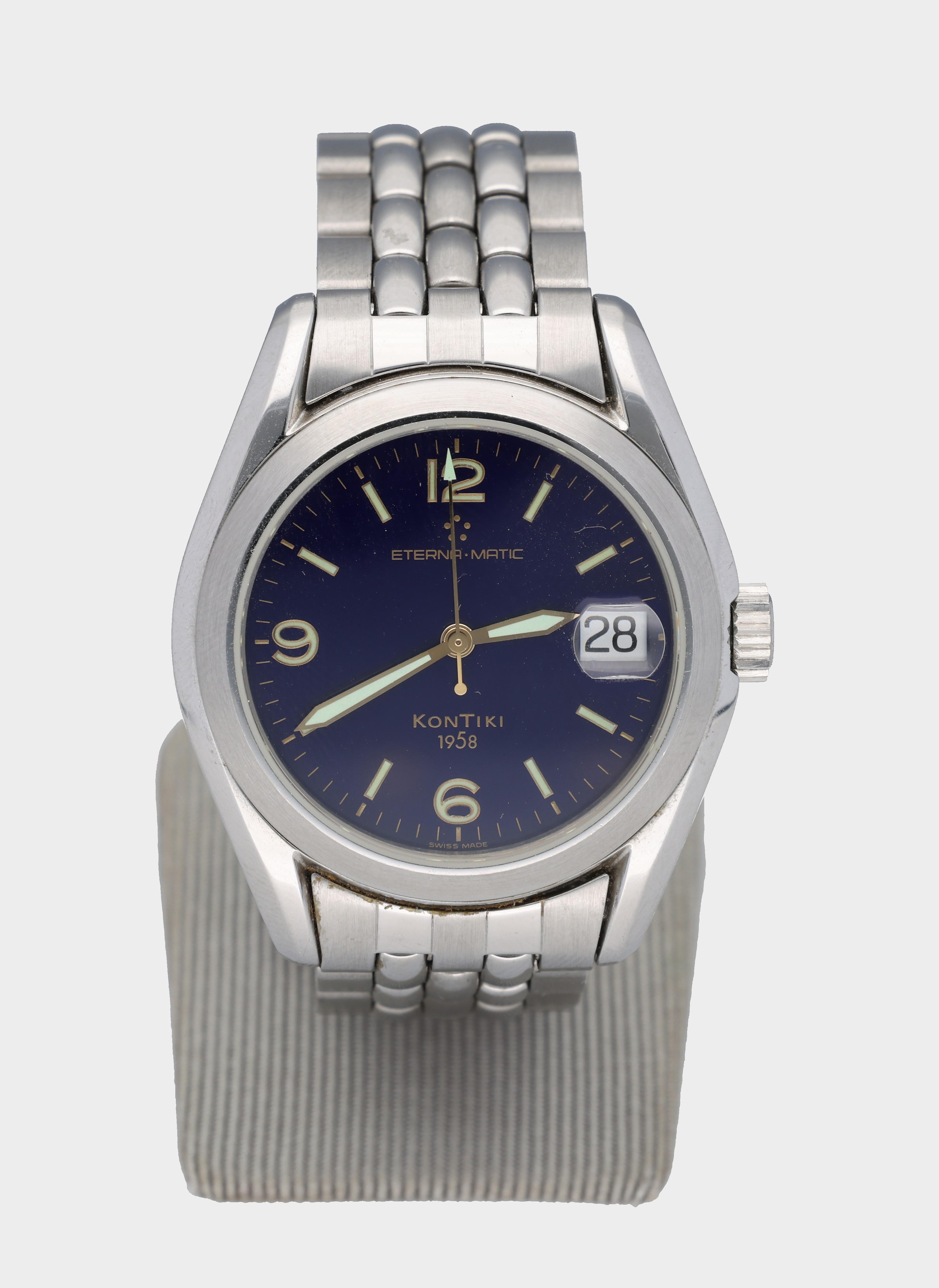 Eterna Kontiki 1571.41 Stainless steel Blue 1998 Austria | Watches 