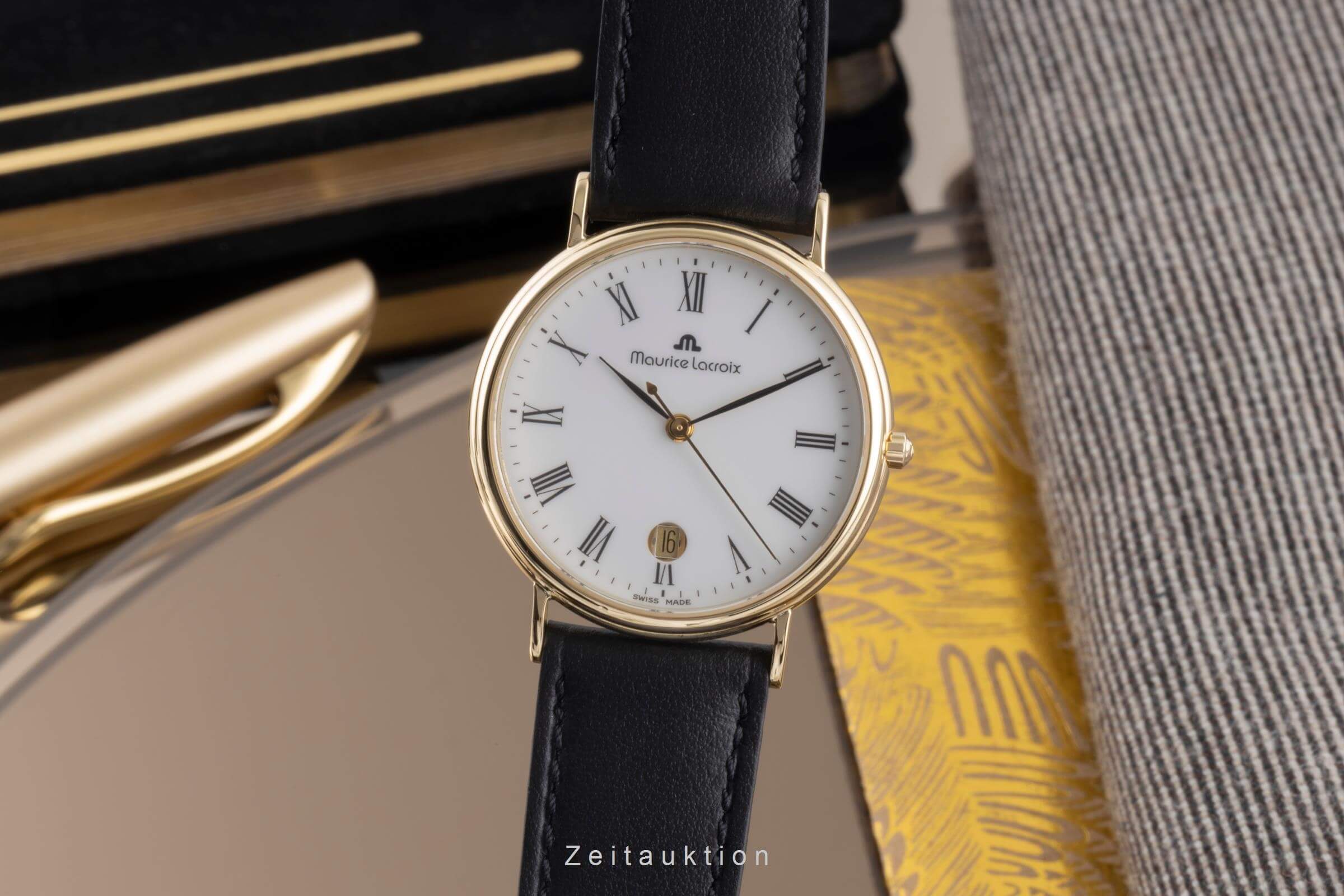 Maurice Lacroix Classic Serie 95409-710 Yellow gold White Germany