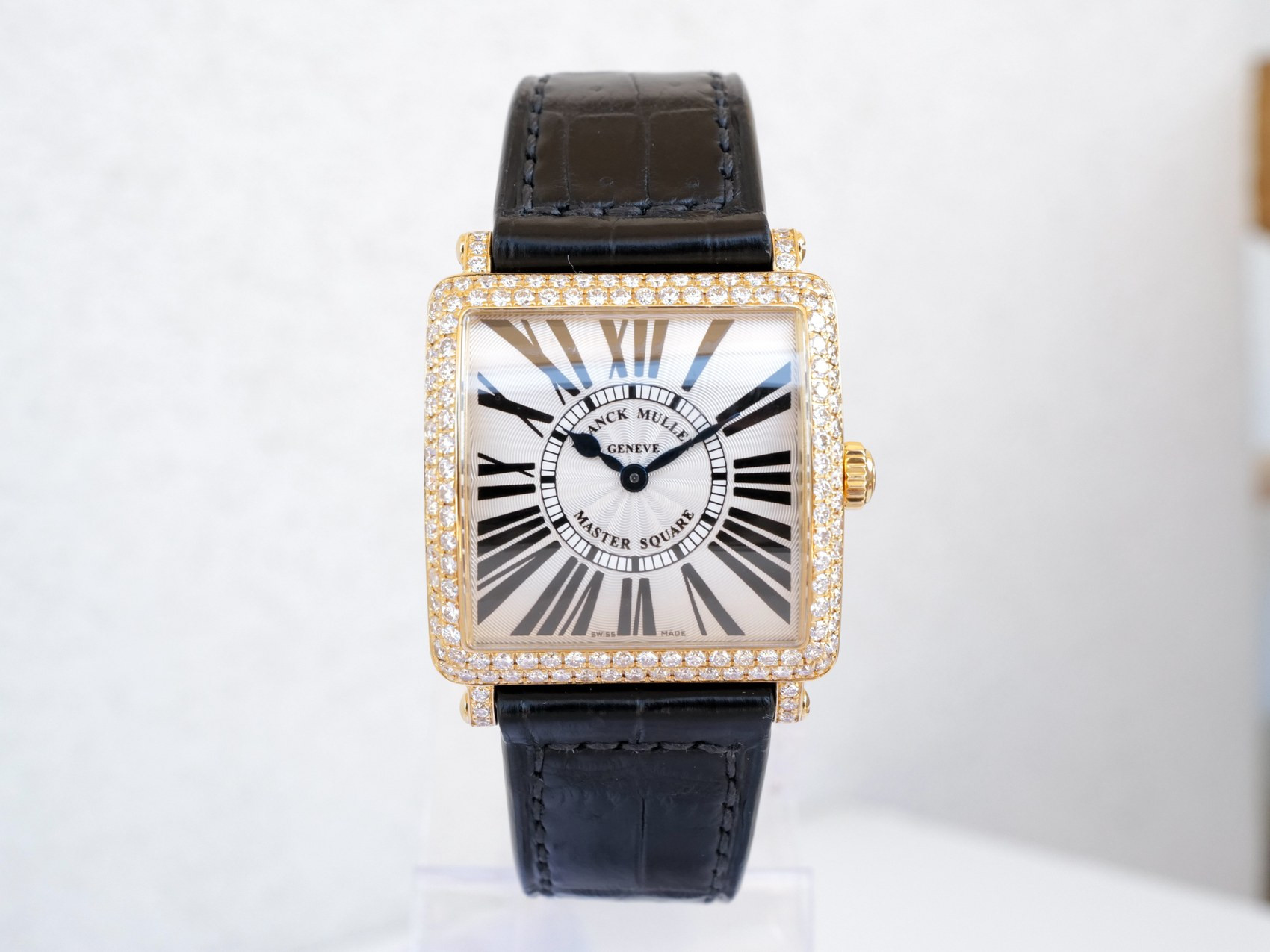 Franck Muller Master Square 6002 L QZ D Rose gold Silver | Dealer