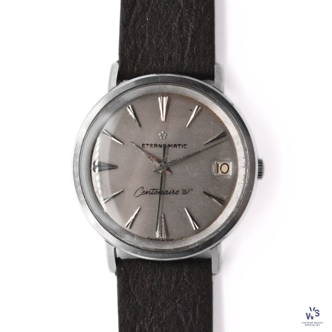 Eterna Eterna-Matic Centenaire Stainless steel Silver 1961 United