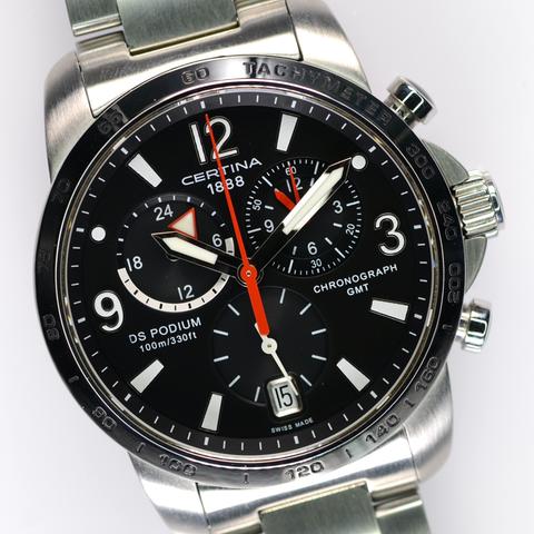 Certina DS Podium Big Size C001639A Stainless steel Black Germany