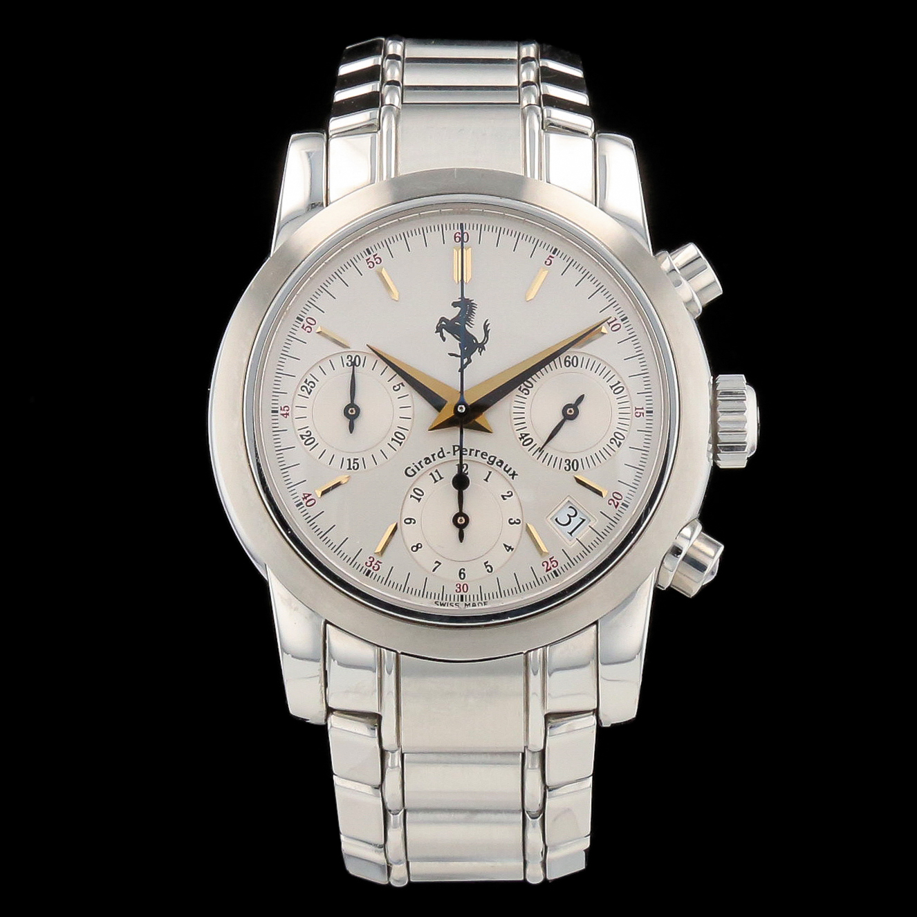 Girard-Perregaux Ferrari Chronograph 8020 Stainless steel Gray 