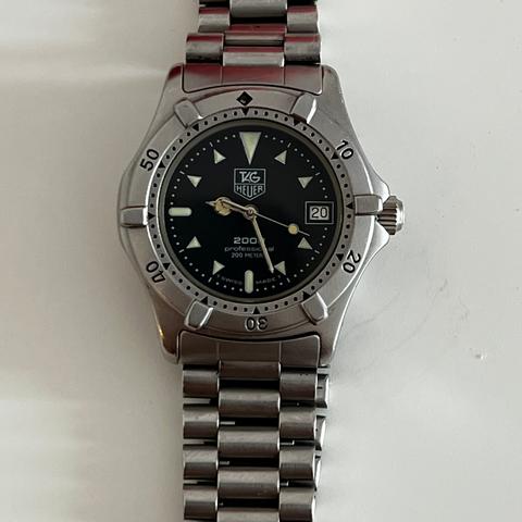 時計 TAG HEUER 2000 professional200 973.013 TAG Heuer 2000 Men's Black Watch - 973.013 for sale online