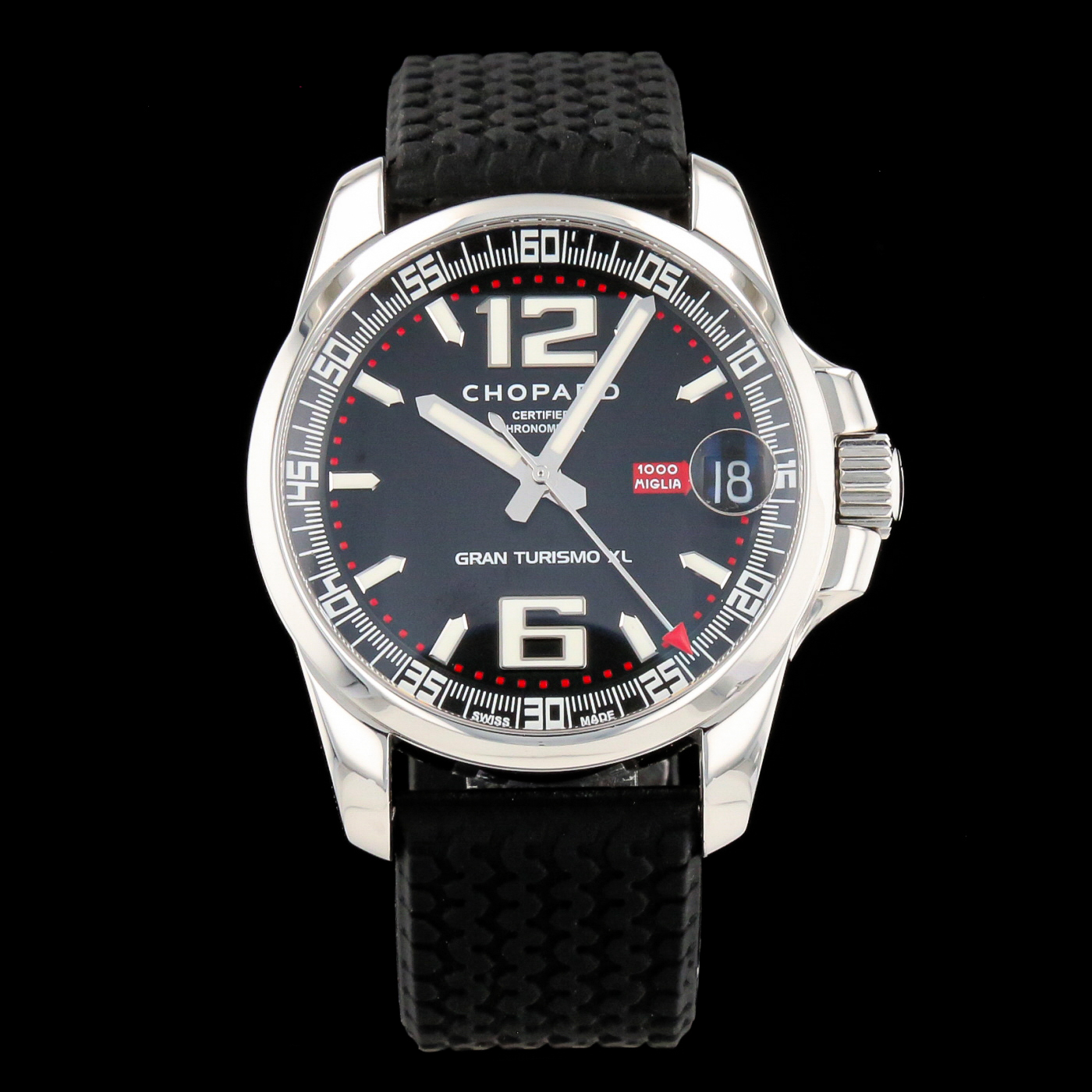 【スクラッピー】 Chopard Mille Miglia Gran Turismo XL 16/8997 Stainless steel Black