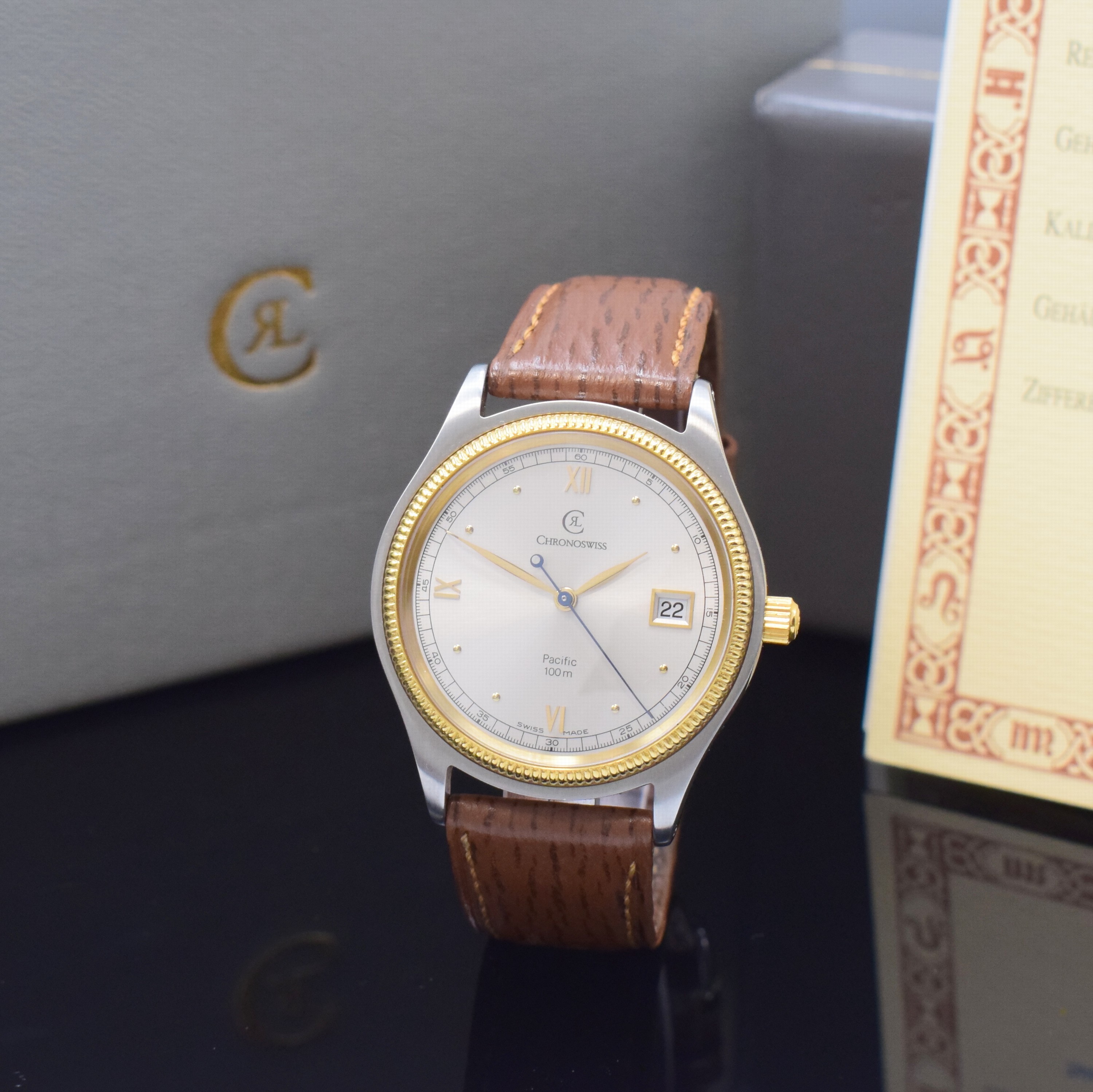 Chronoswiss Pacific CH2814 Stainless steel Silver Germany | Clocks