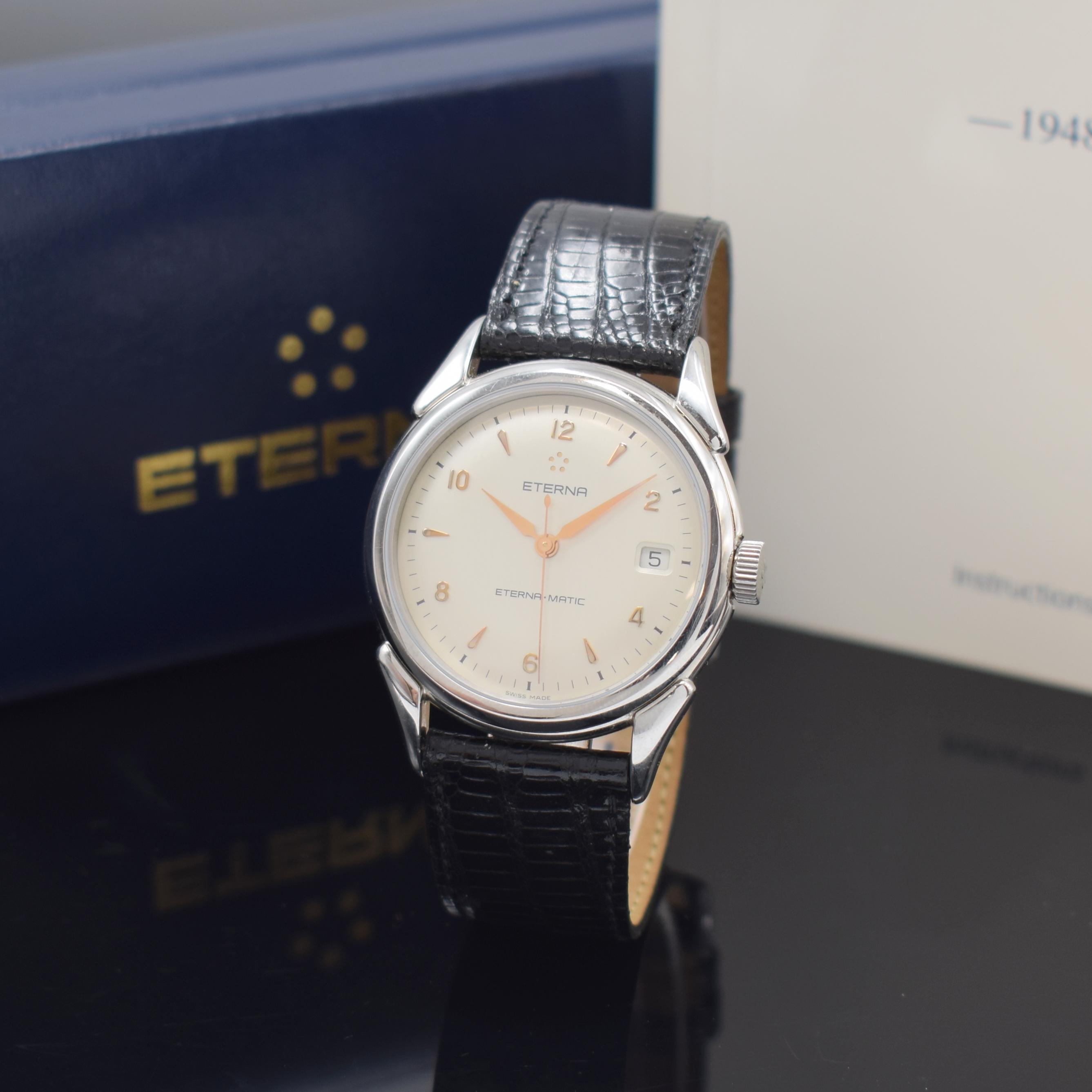 ETERNA MATIC 1948 Limited Edition 本体 Eterna 1948 Stainless steel Silver 1995 Germany | Clocks part 1