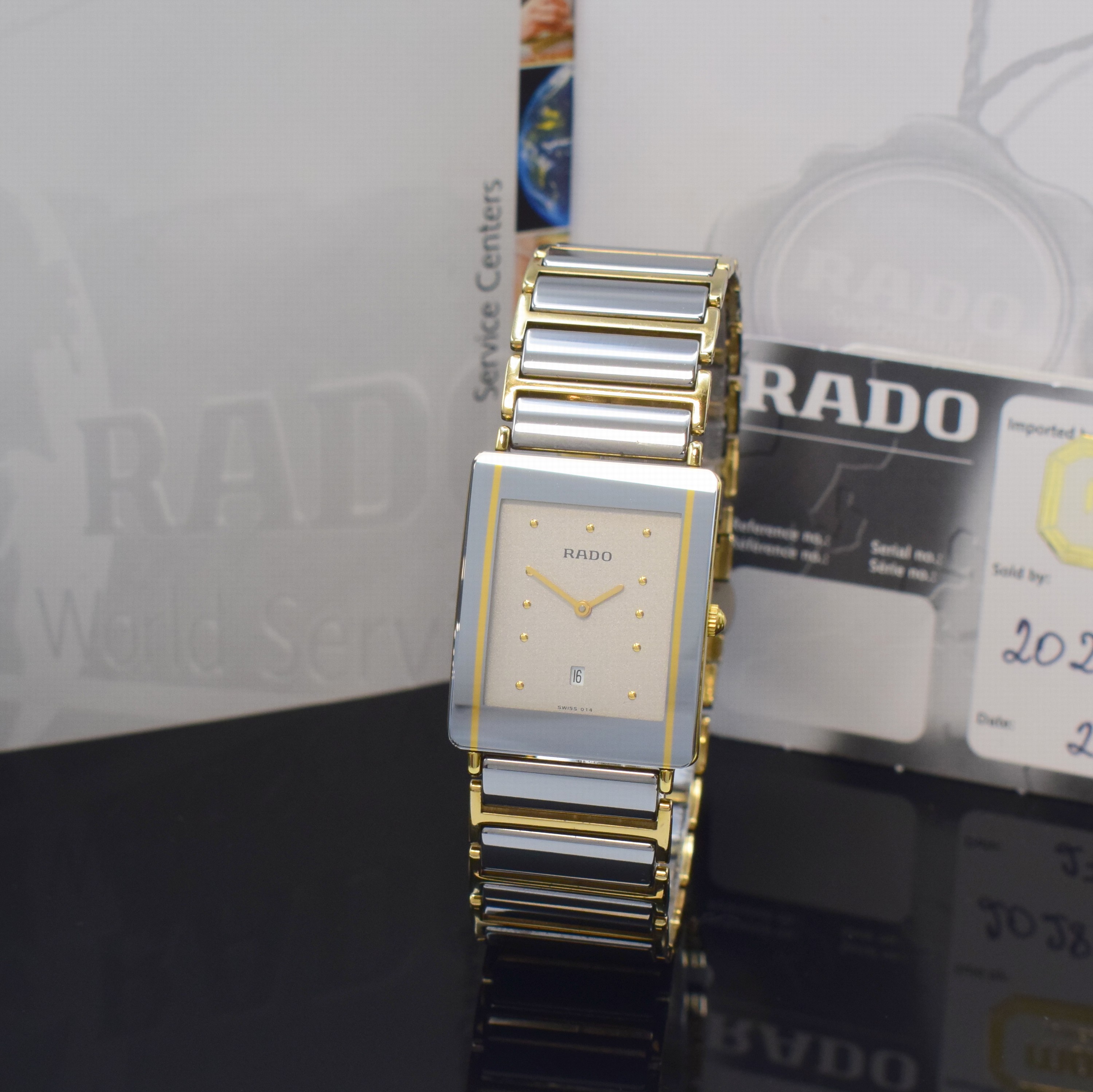 Rado Diastar Stainless steel and Gold-plated Silver