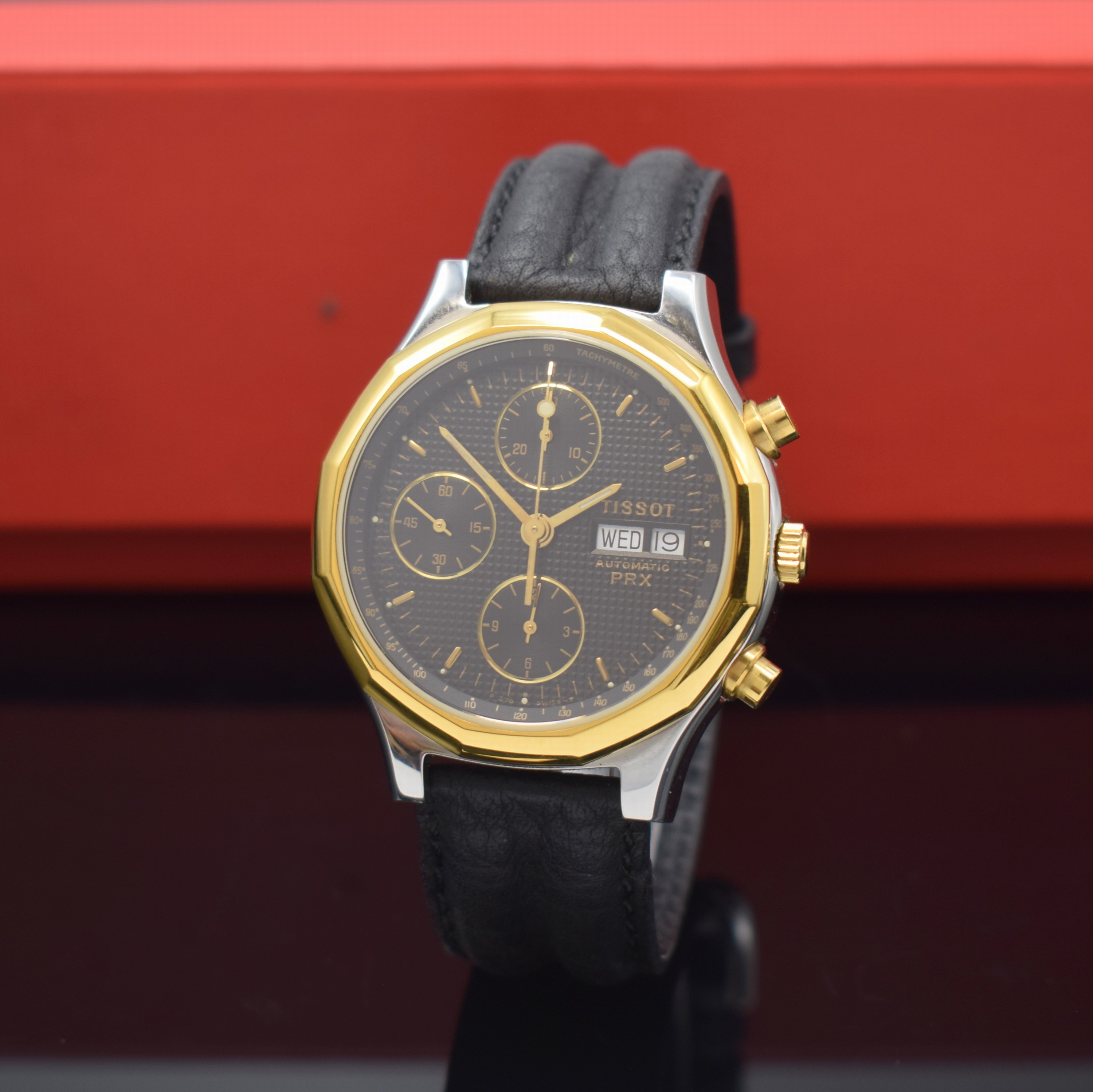 Tissot prx ブラックダイヤル【発送6/30】 New Tissot PRX Quartz Black Dial Rubber Strap Men's Watch