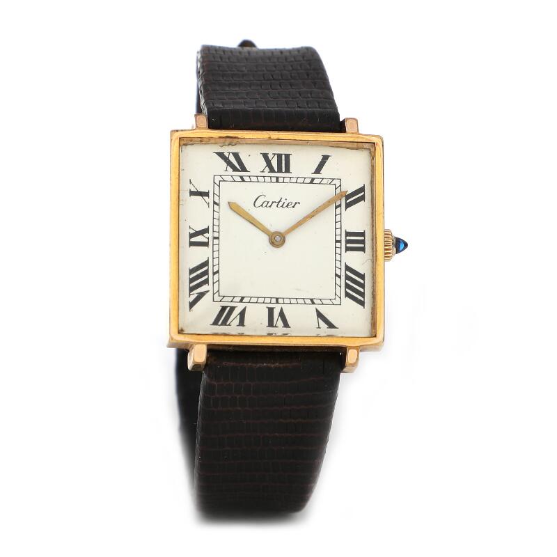Cartier Tank 5704114 18k yellow gold 1970 Denmark | Wristwatches