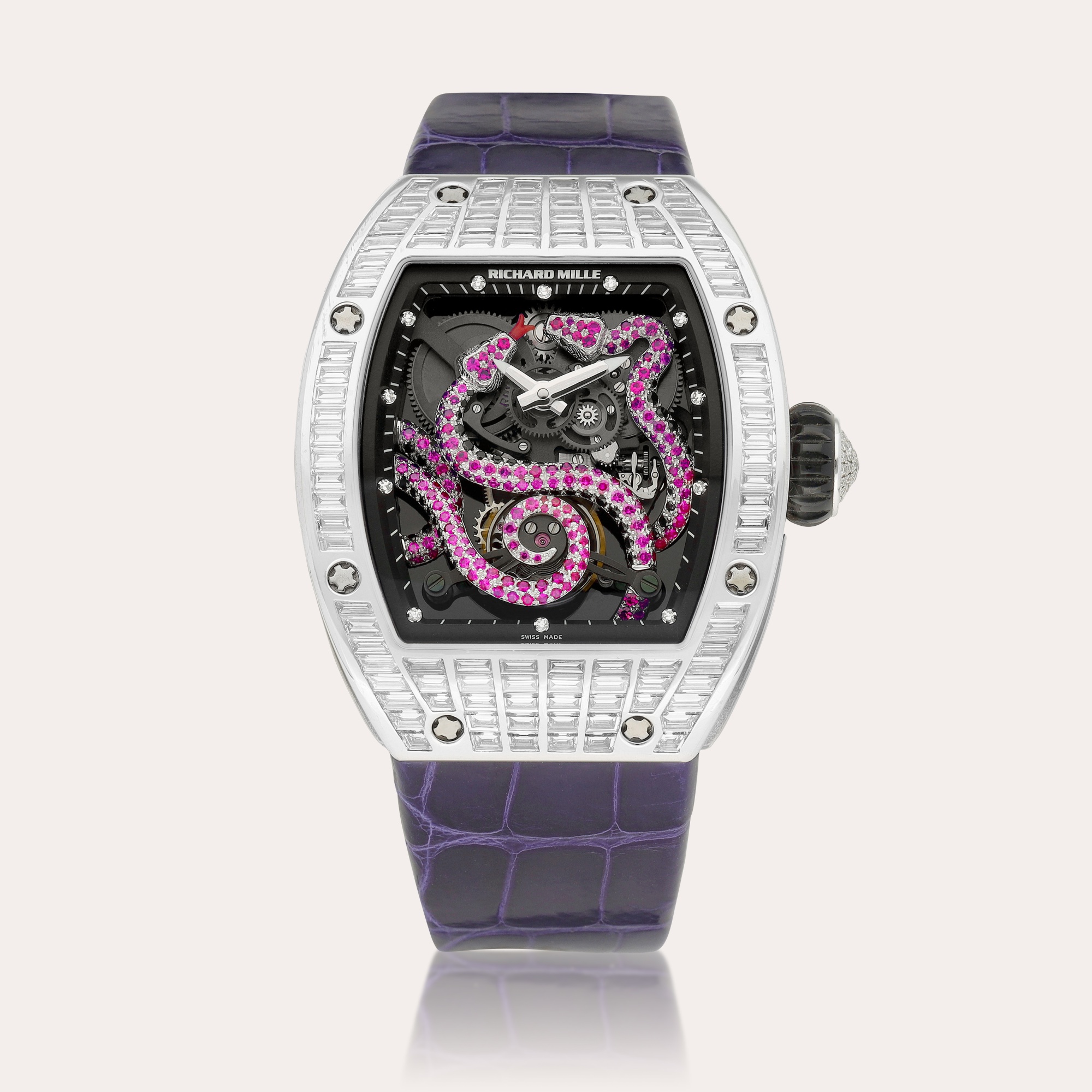 AnuenueTori Richard GoldenMonarchムームー Richard Mille RM 018 RM018 WG 18k white gold Skeletonized